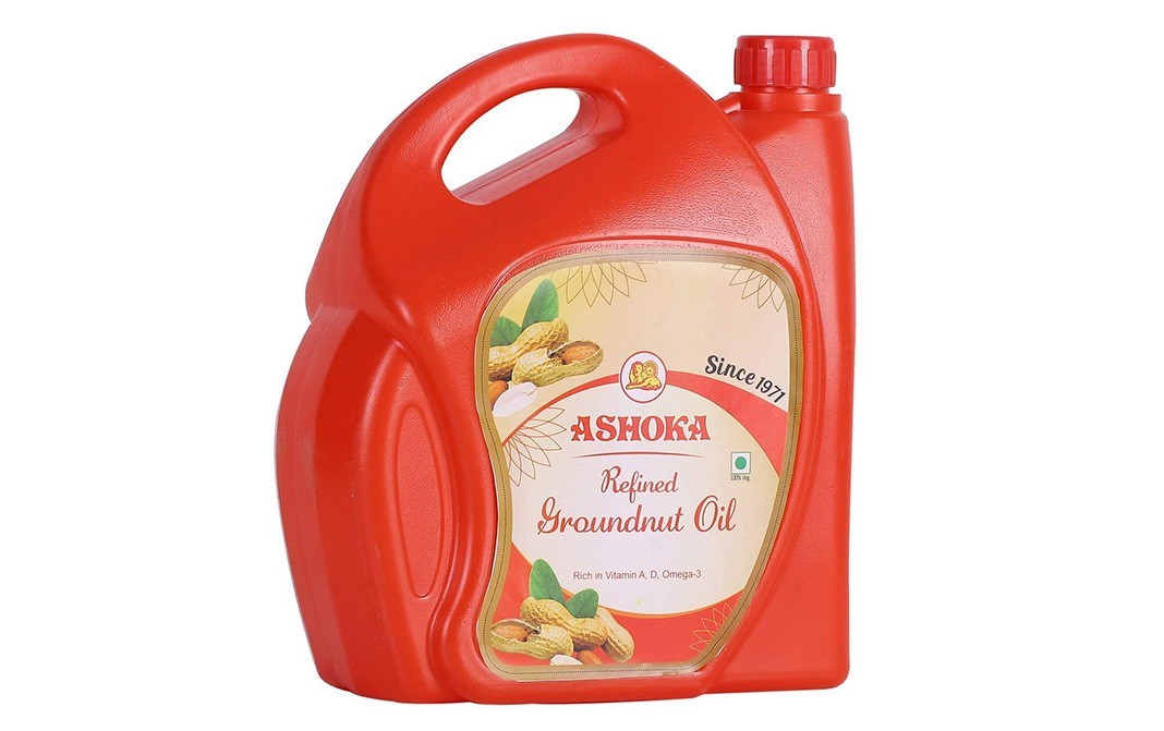 Ashoka Refined Groundnut Oil    Can  5 litre